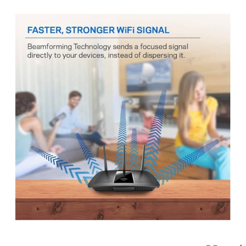 Linksys Black Wireless Router - Picture 3 of 3